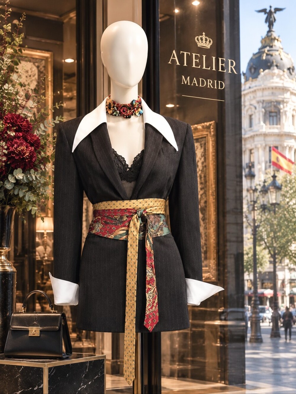 WRAP BELT / SILK / O/ Size